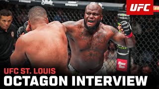 Derrick Lewis Octagon Interview | UFC St. Louis