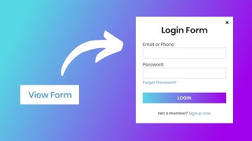Popup Login Form Design in HTML & CSS | CodingNepal
