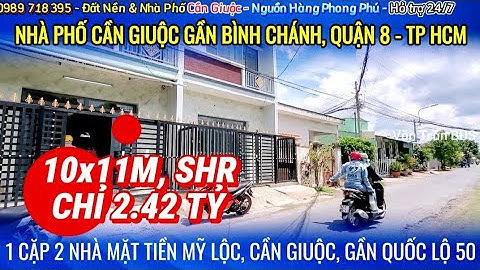 🏡Bán Nhà Gần Bình Chánh, Quốc Lộ 50, Tiện Đi Làm Việc Ở TPHCM, 10x11M, Chỉ 2.42Tỷ | Nhà Phố Sài Gòn