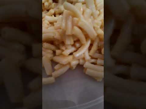 foot fetish, squishy Hot Mac and Cheese with BBQ sauce