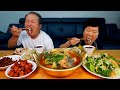 얼큰한 물메기탕과 마늘종무침, 숙주나물 무침, 감자볶음 까지 정갈한 집밥 한 상! (Korean homemade foods) 요리&amp;먹방!! - Mukbang eating show