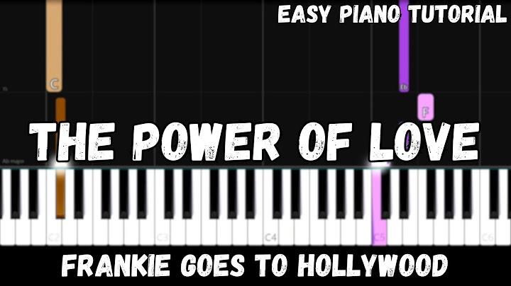 The Power of Love Piano version - Piano performance video thumbnail