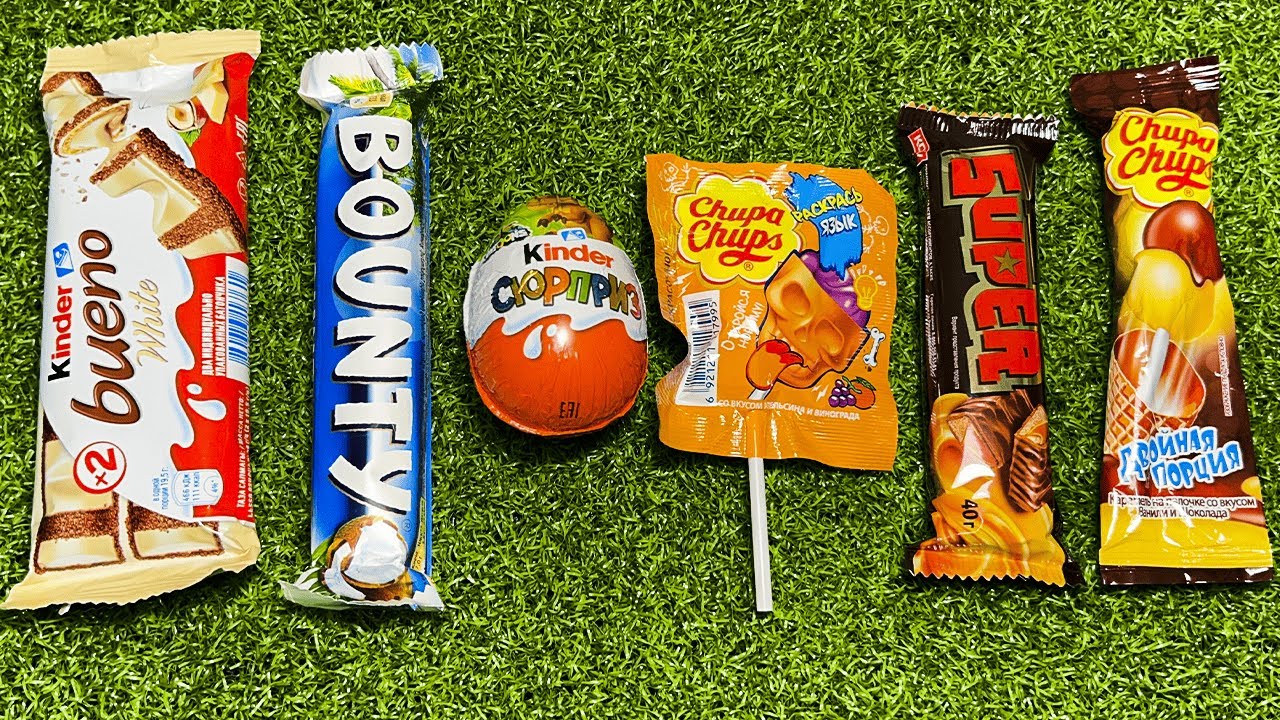 ASMR Best Popular Candys | some lots of colorful rainbow lollipop candy | unpacking chocolate eat