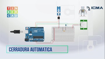 Cómo hacer una cerradura eléctrica con ARDUINO | TINKERCAD | ICMA KIDS