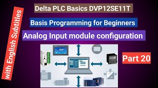 Famous Analog input module configuration in delta plc || part 20 || wplsoft || DVP12SE11T / R || PLC PROG | Profile