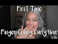 Finger Coiling | Curly Hair | Gray Hair | Does it work?!