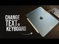 How to Change Text Color on iPad Keyboard (tutorial)
