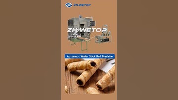 09 Automatic Wafer Stick Roll Machine in Production