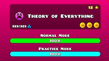 Geometry Dash: Level 12 -Theory of Everything [All Coins]