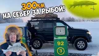 300км на УАЗе патриот за рыбой на СЕВЕР!