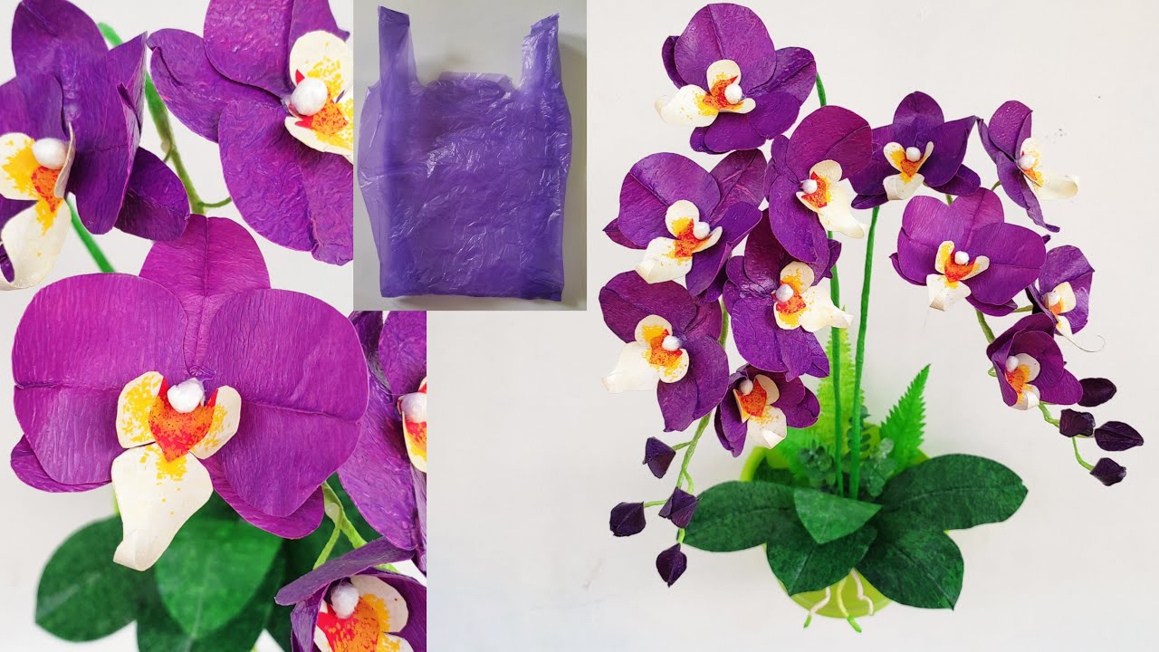 Tutorial Anggrek dari plastik kresek