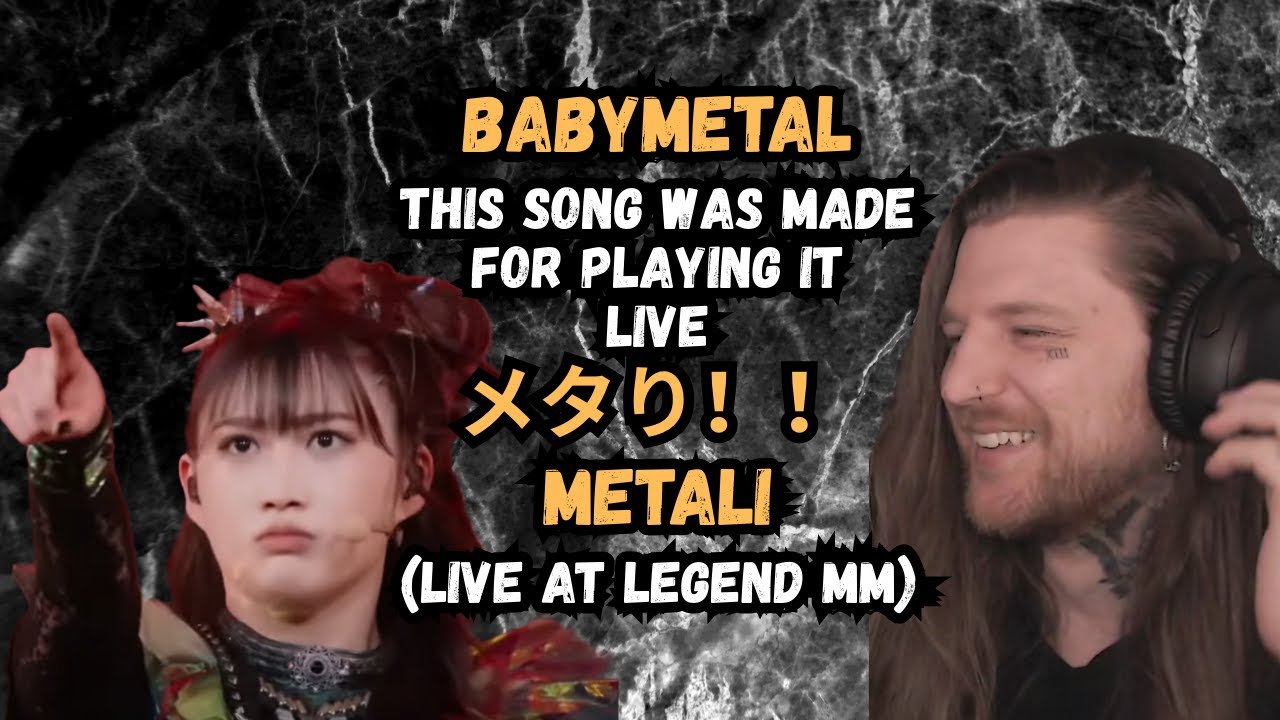 BABYMETAL - メタり！！(METALI) with Kami band intro Live at Legend MM | Reaction