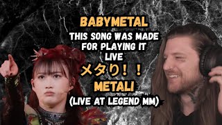 Download lagu BABYMETAL - メタり!!(METALI) with Kami band intro Live at Legend MM | Reaction