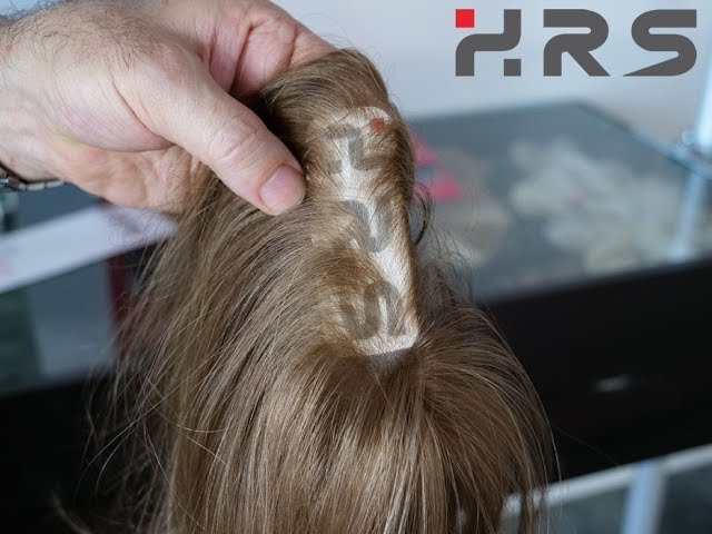 Protesi capelli ultrasottile HRS - protesi in capelli europei vergini con effetto cute straordinario