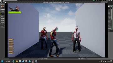 Unreal Engine 4 - House Of The Dead style (Rail Shooter test)