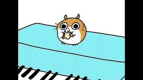 Hamster On A Piano (Eating Popcorn) - Parry Gripp - Animation by the0kiD!!