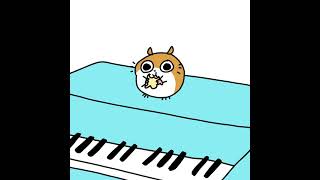 Video thumbnail of "Hamster On A Piano (Eating Popcorn) - Parry Gripp - Animation by the0kiD!!"