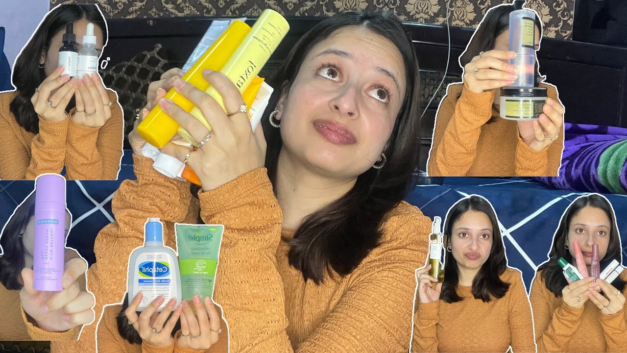 Skincare routine for dry skin || dark spots || acne marks ...
