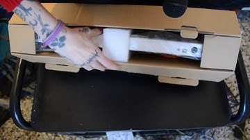 ASMR unboxing Midiplus X3 mini CAUTION LOUD (no talking)