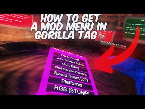How to get a mod menu in gorilla tag‼️🦍|GORILLA TAG - YouTube