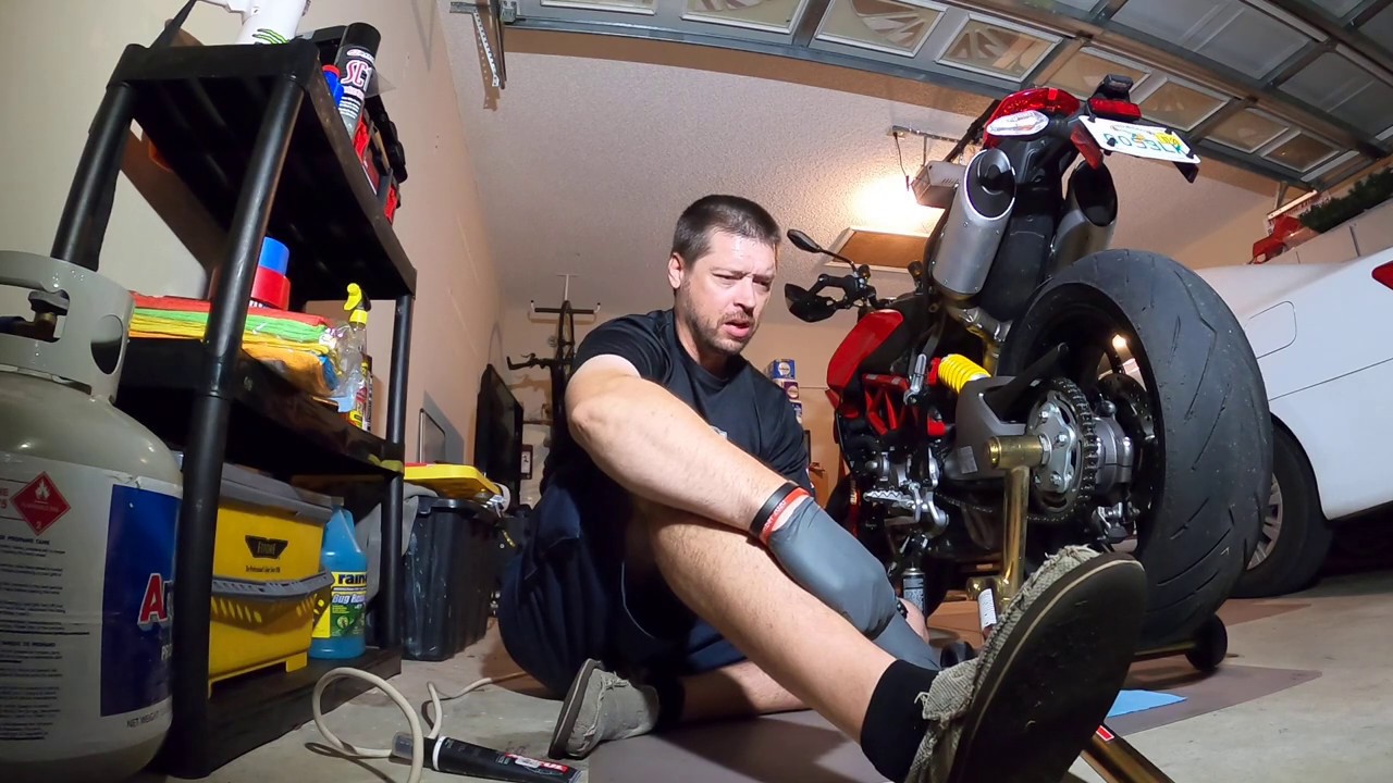 Hypermotard Chain Lube Hangout Part 1 YouTube