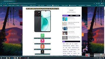 ZTE A35 Z2453 Full Dump Firmware Via Pandora Tool #firmware #flashfile