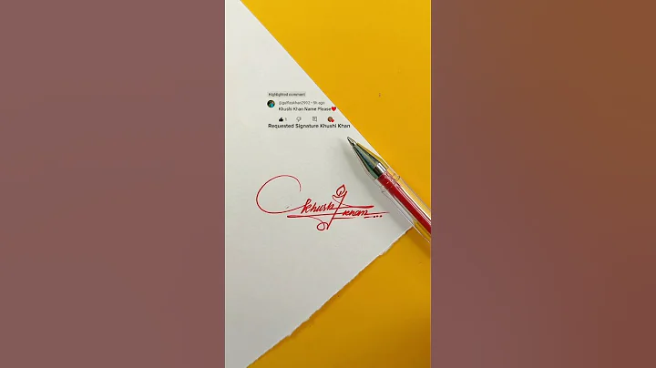 Khushi Signature Design | How To Sign The Letter K #shorts