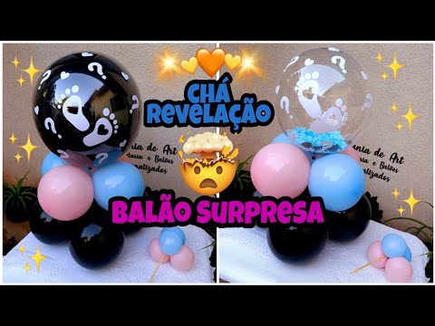 Balão Estouro Mágico para Chá Revelação - Código 0230 - Meninas Festeiras -  Brindes e Presentes Personalizados