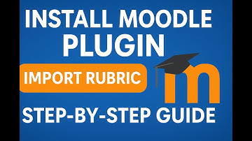 How to Install and use the “Import Rubric from CSV” Plugin in Moodle | Step-by-Step Tutorial
