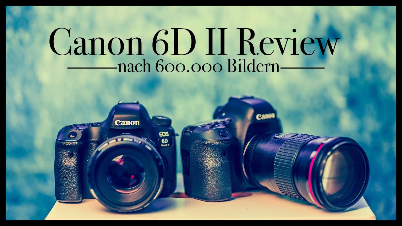 CANON 6D Mark II Kameratest nach 600.000 Bildern & Vergleich zur Canon R6 & R5!