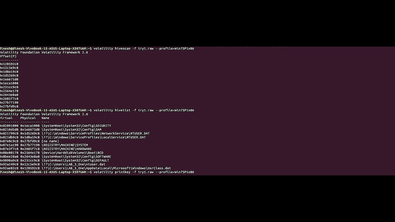 Volatility Commands YouTube