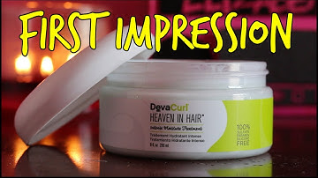 First Impression: DevaCurl Heaven in Hair Intense Treatment | Natural Curly Hair