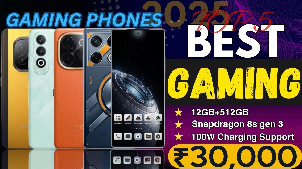 Top 5 Best Flagship Gaming Phone Under 30000 in 2025 | Gaming Phone ...