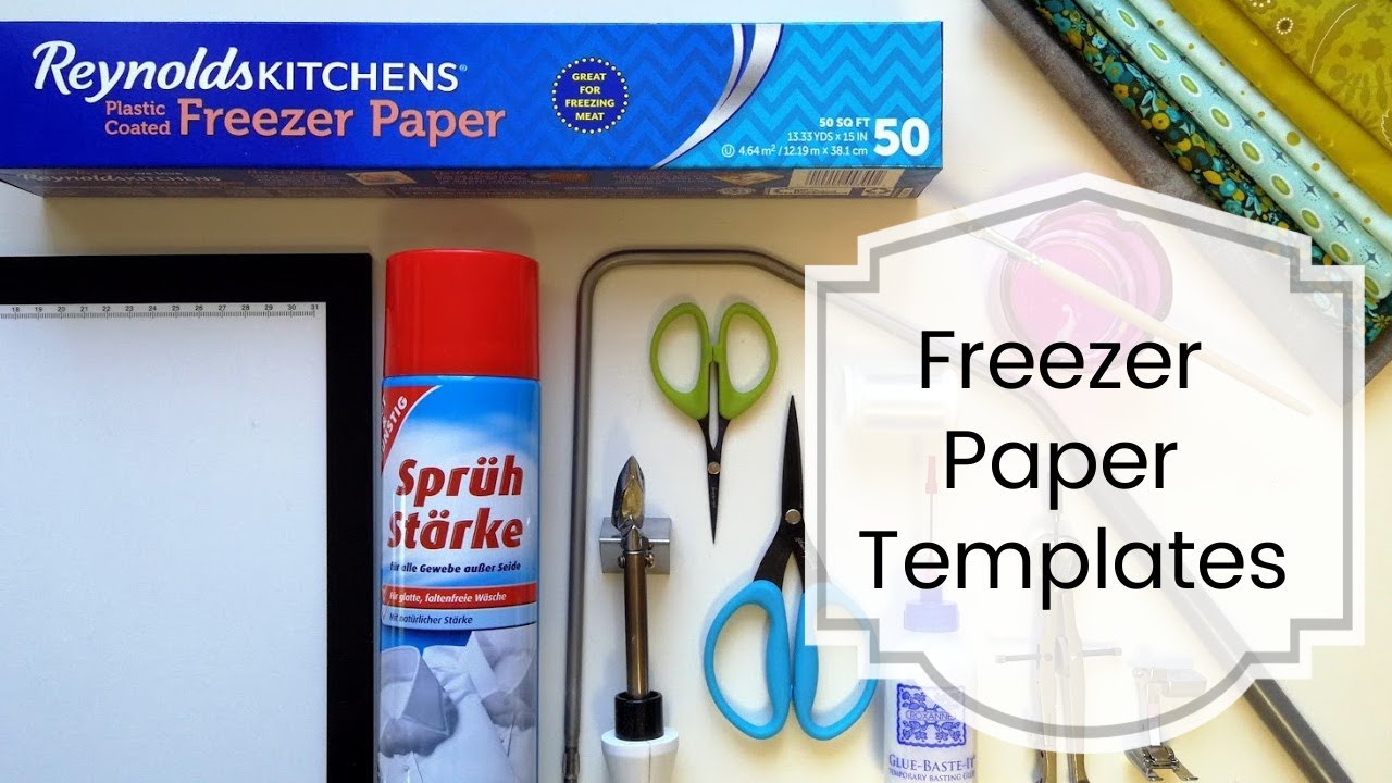 Part 3 of 5n Starch Applique Method - Freezer Paper I