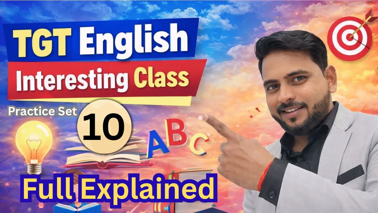 Most Important Questions in TGT Practice Set 10 | Complete Revision by Amit Sir #tgt2026 #mcq 