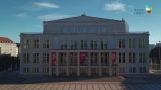 Flug über die Leipziger Innenstadt Flug über die Leipziger Innenstadt