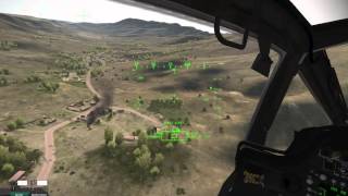 Testing mission using Franze and Nodunit's AH-64D Block II Apache/ Arma 3
