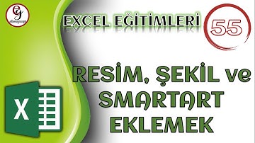 EXCEL DERS 55 - Resim, Şekil ve SmartArt Eklemek