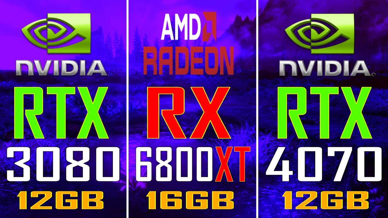 RX 6800 vs RTX 4070 Mobile Game Performance Benchmarks (Core i9