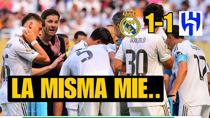 REAL MADRID 1-1 AL HILAL: SAME SHIT
