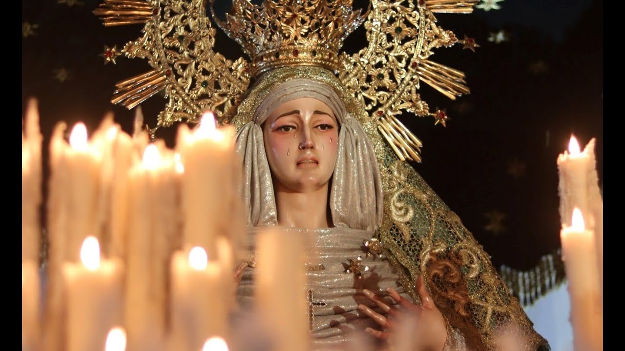 Entrada de María Santísima de la Esperanza. Semana Santa de Zafra 2023.