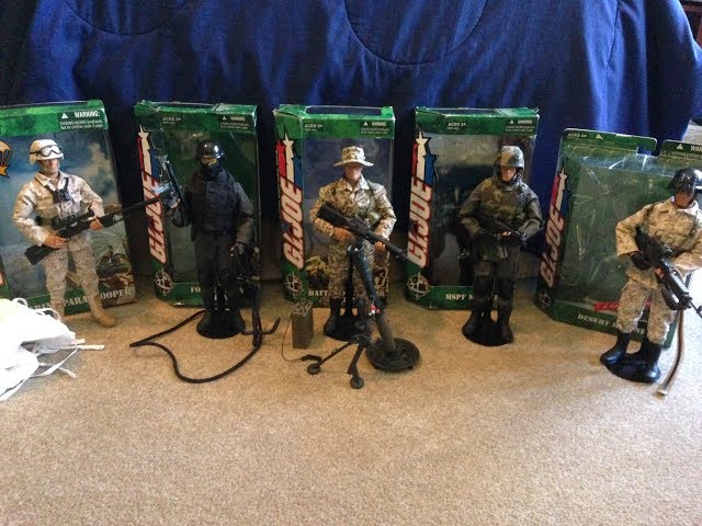 GI Joe Marine Forces Collection Displayed! - YouTube
