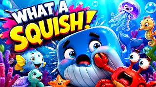 The Silly Whale Under The Sea Adventure | Funny Ocean Animals Cartoon Story for Kids  | Read Aloud