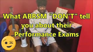 What ABRSM &quot;DON&#39;T&quot; tell you about their Performance Exams 😉