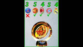 Paris vs Manchester vs ACM vs fc vs realmadrid All club comparison! #realmadrid #FCBarcelona #messi