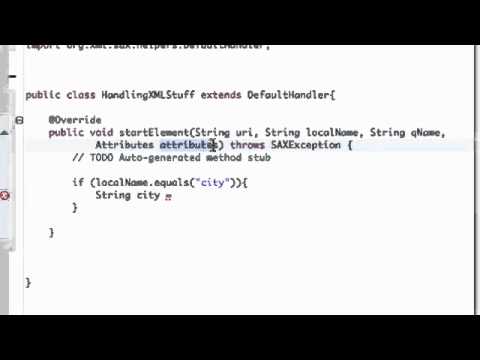 Android Application Development   158   Start Element method