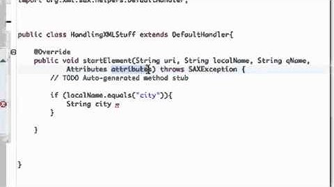 Android Application Development   158   Start Element method