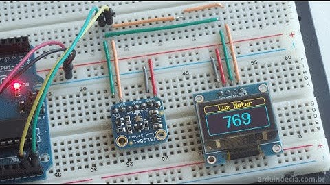 Lux Meter Medidor de Luz TSL2561 com Arduino
