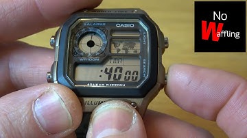 How to Use Countdown Timer on Casio Royal Watch - Beginners guide