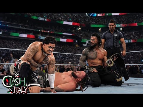 Video Roman Reigns Debuts New Bloodline Member Against Jacob Fatu At WWE Clash In Italy 2026